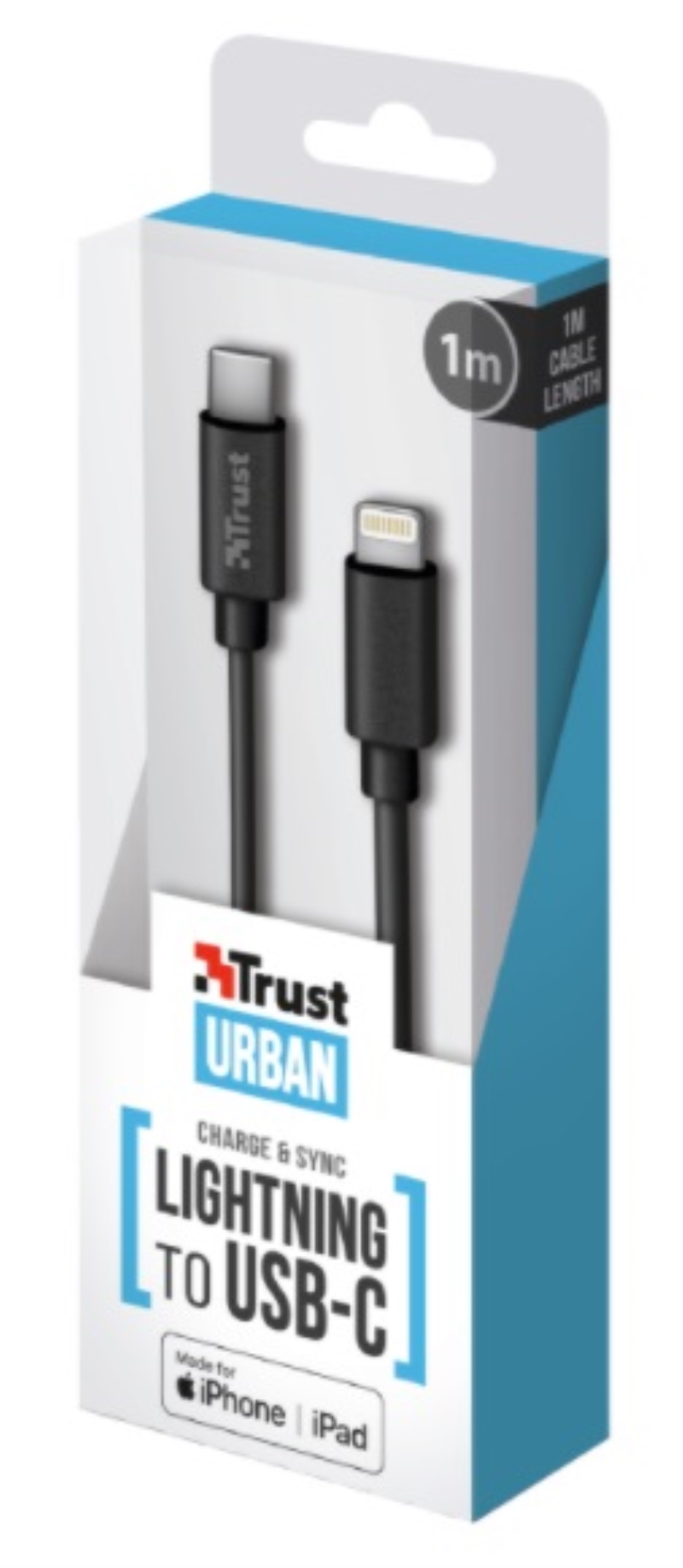 TRUST TRUST CAVO LIGHTING-TYPE C 1MT